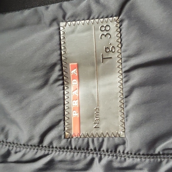 PRADA black zippered long coat xs 38eu - Picture 12 of 16